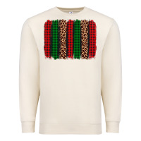 Sandshell christmas glitter leopard brushstroke Premium Sweatshirt - AdoDesignShop