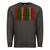 Smoke christmas glitter leopard brushstroke Premium Sweatshirt - AdoDesignShop