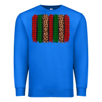 True Royal christmas glitter leopard brushstroke Premium Sweatshirt - AdoDesignShop