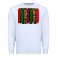 White christmas glitter leopard brushstroke Premium Sweatshirt - AdoDesignShop