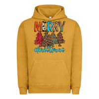 Pigment Peanut Butter merry christmas trees Urban Hoodie - MaliasSmallBusiness