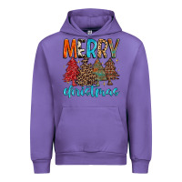Tulip merry christmas trees Urban Hoodie - MaliasSmallBusiness