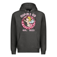 Charcoal Heather cupid co Premium Hoodie - MaliasSmallBusiness