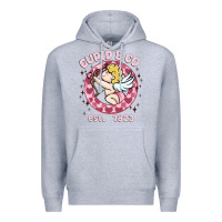 Heather Grey cupid co Premium Hoodie - MaliasSmallBusiness