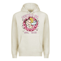 Oatmeal Heather cupid co Premium Hoodie - MaliasSmallBusiness