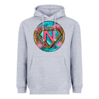 Heather Grey nurse round earrings 4 Heavyweight Hoodie - BundleAndBundleShop