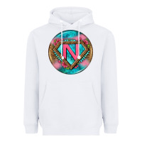 White nurse round earrings 4 Heavyweight Hoodie - BundleAndBundleShop