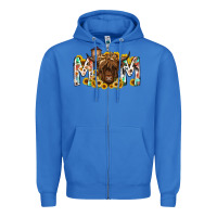 True Royal mom highland cow Zipper Hoodie - RacoonDesign