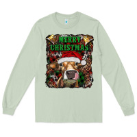 Matcha merry christmas heifer with cowbells Long Sleeve Tee - RanaPortraitStore