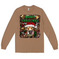 Toasted Coconut merry christmas heifer with cowbells Long Sleeve Tee - RanaPortraitStore