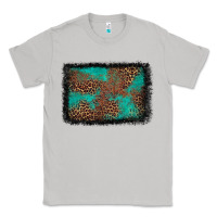 Moon Dust western leopard turquoise glitter tooled leather Classic Tee - FaDigitalArtStudio