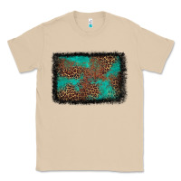 Mushroom western leopard turquoise glitter tooled leather Classic Tee - FaDigitalArtStudio