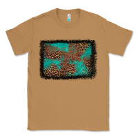 Toasted Coconut western leopard turquoise glitter tooled leather Classic Tee - FaDigitalArtStudio