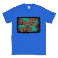 True Royal western leopard turquoise glitter tooled leather Classic Tee - FaDigitalArtStudio