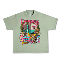 Oil Green campers have smore fun Urban Heavy Tee - RanaPortraitStore