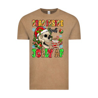 Dead Inside But Jolly Af Vintage Tee | Teevron
