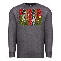 Charcoal Heather cactus cowhide  brushstroke Premium Sweatshirt - AdoDesignShop