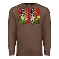 Cactus Cowhide  Brushstroke Premium Sweatshirt | Teevron