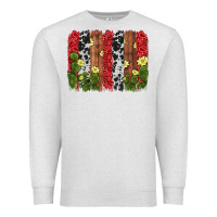 Oatmeal Heather cactus cowhide  brushstroke Premium Sweatshirt - AdoDesignShop