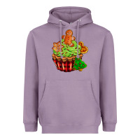 Lavender christmas cookie cupcake Heavyweight Hoodie - AdoDesignShop