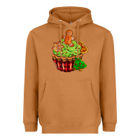 Meerkat christmas cookie cupcake Heavyweight Hoodie - AdoDesignShop
