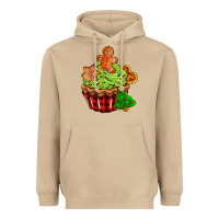 Mushroom christmas cookie cupcake Heavyweight Hoodie - AdoDesignShop