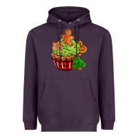Plum christmas cookie cupcake Heavyweight Hoodie - AdoDesignShop