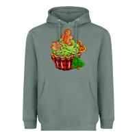 Sage christmas cookie cupcake Heavyweight Hoodie - AdoDesignShop