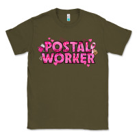 Army Green Breast Cancer Postal Worker Classic Tee - texasbilliewilder