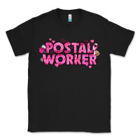Black Breast Cancer Postal Worker Classic Tee - texasbilliewilder