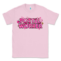 Bubblegum Pink Breast Cancer Postal Worker Classic Tee - texasbilliewilder