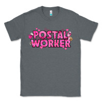 Charcoal Heather Breast Cancer Postal Worker Classic Tee - texasbilliewilder