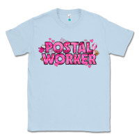 Dusty Blue Breast Cancer Postal Worker Classic Tee - texasbilliewilder