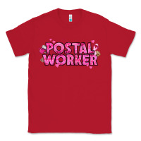 Red Breast Cancer Postal Worker Classic Tee - texasbilliewilder