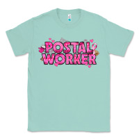 Seafoam Breast Cancer Postal Worker Classic Tee - texasbilliewilder
