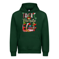 Forest Green santas favorite elf Urban Hoodie - MaliasSmallBusiness