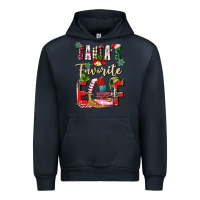 Navy santas favorite elf Urban Hoodie - MaliasSmallBusiness