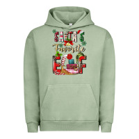 Pigment Oil Green santas favorite elf Urban Hoodie - MaliasSmallBusiness