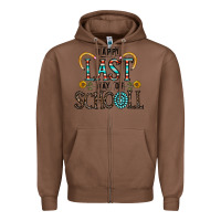 Chestnut happy last schopol Zipper Hoodie - CowhideDigitalArt