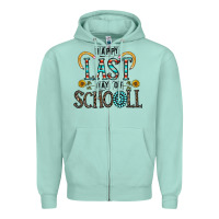 Seafoam happy last schopol Zipper Hoodie - CowhideDigitalArt
