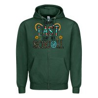 Sports Green happy last schopol Zipper Hoodie - CowhideDigitalArt