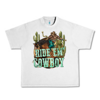 Lunar Rock ride em cowboy Urban Heavy Tee - texasbilliewilder