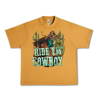 Peanut Butter ride em cowboy Urban Heavy Tee - texasbilliewilder