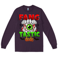 Plum fang tastic dude Long Sleeve Tee - Zillion Design Studio