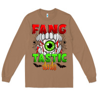 Toasted Coconut fang tastic dude Long Sleeve Tee - Zillion Design Studio
