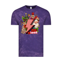 Cloud Purple christmas season lightning bolt Vintage Tee - MaliasSmallBusiness