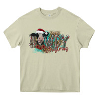 Mossy howdy christmas Heavy Core Tee - CowhideDigitalArt