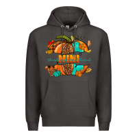 Smoke Thankful grateful blessed mini pumpkin Premium Hoodie - NancyCooperArtShop