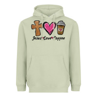 Matcha jesus love coffee Heavyweight Hoodie - Jasminsmagicworld