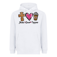 White jesus love coffee Heavyweight Hoodie - Jasminsmagicworld